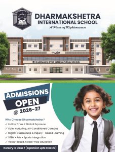 Admissions open at Dharmakshetra International School