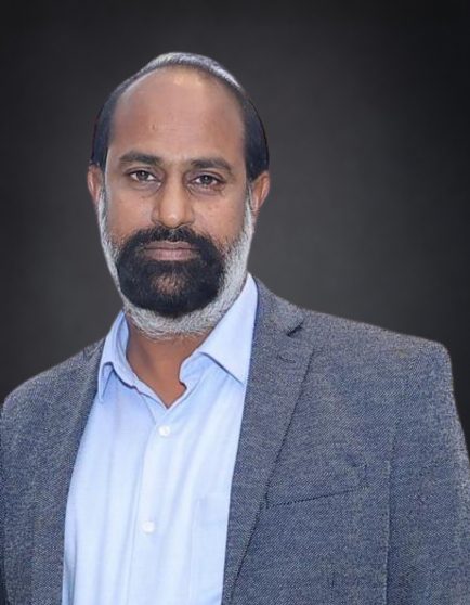 Portrait of a school management member at Dharmakshetra International School